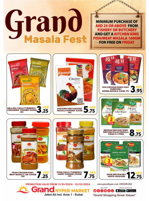 Grand Masala Feast - Grand Hypermarket Jebel Ali