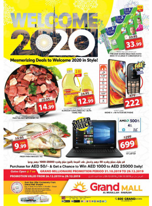 Welcome 2020 - Grand Mall Sharjah