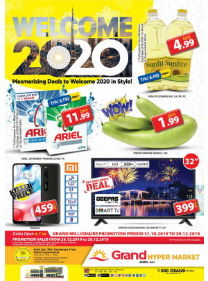 Welcome 2020 - Grand Hypermarket Jebel Ali