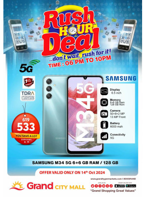 Rush Hour Deal - Grand City Mall