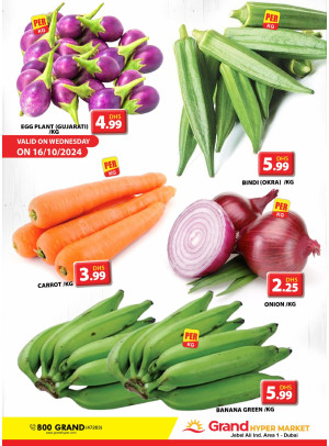 Veggie Wednesday - Grand Hypermarket Jebel Ali