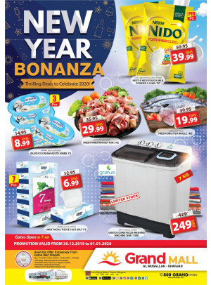 New Year Bonanza - Grand Mall Sharjah