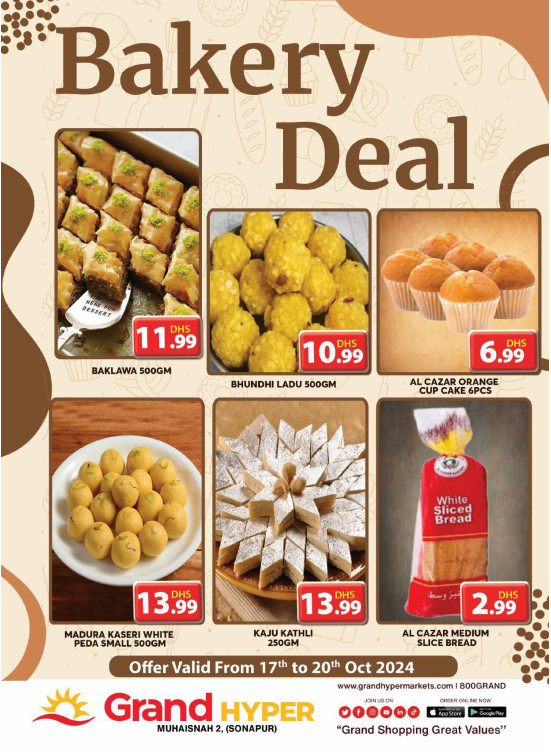 Bakery Deal - Grand Hyper Muhaisnah