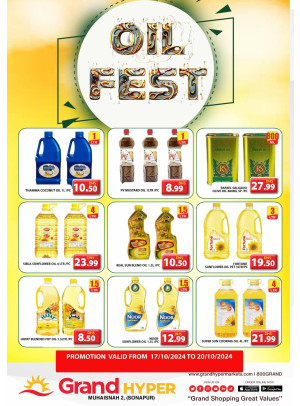 Oil Fest - Grand Hyper Muhaisnah