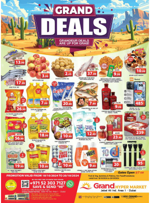 Weekend Deals - Grand Hypermarket Jebel Ali