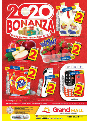 2020 Bonanza - Grand Mall Sharjah