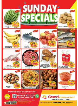 Sunday Specials - Grand Hypermarket Jebel Ali