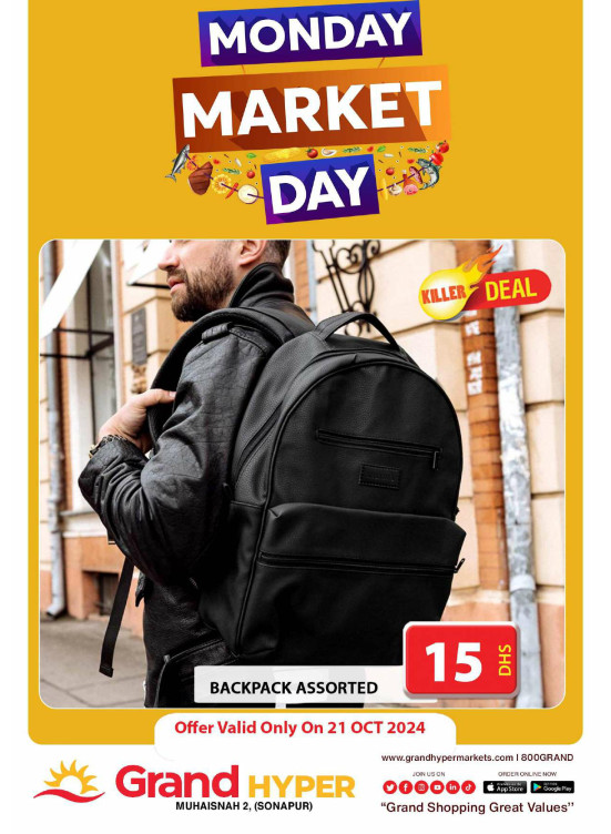 Monday Market Day - Grand Hyper Muhaisnah
