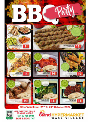 BBQ party - Wasl Village, Dubai