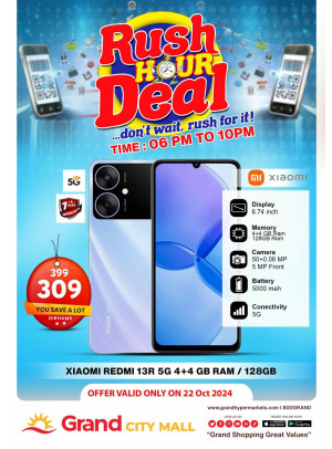 Rush Hour Deal - Grand City Mall