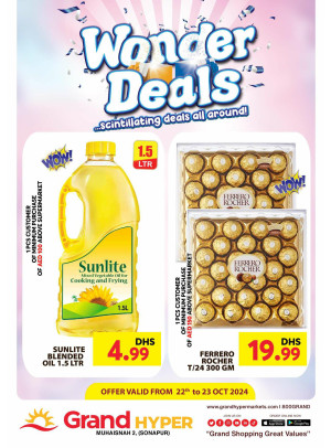 Wonder Deals - Grand Hyper Muhaisnah
