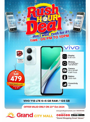 Rush Hour Deal - Grand City Mall