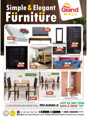 Simple & Elegant Furniture - Grand Mall Sharjah