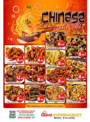 Chinese Food Fest - Wasl Village, Dubai