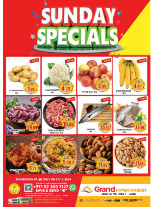 Sunday Specials - Grand Hypermarket Jebel Ali