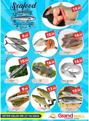 Seafood Sunday - Grand Mall Sharjah