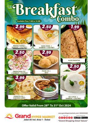 Breakfast Combo - Grand Hypermarket Jebel Ali