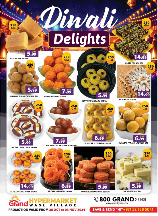 Diwali Delights - Wasl Village, Dubai