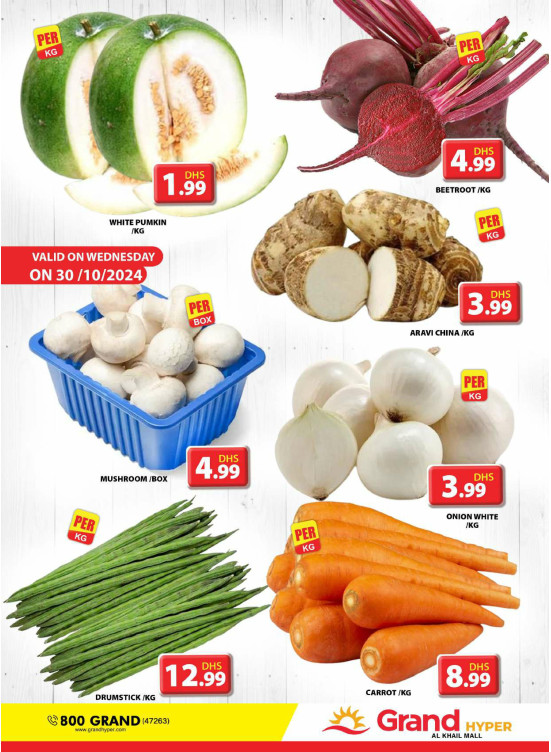 Veggie Wednesday - Grand Hyper Al khail Mall