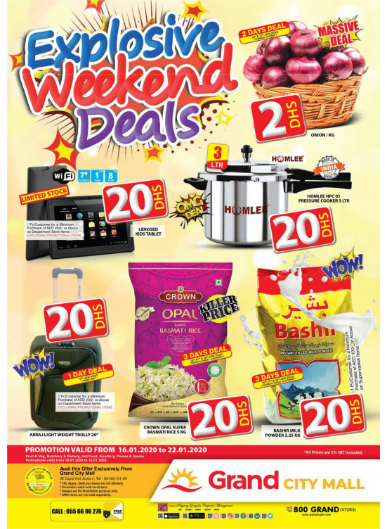 Explosive Weekend Deals - Grand City Mall