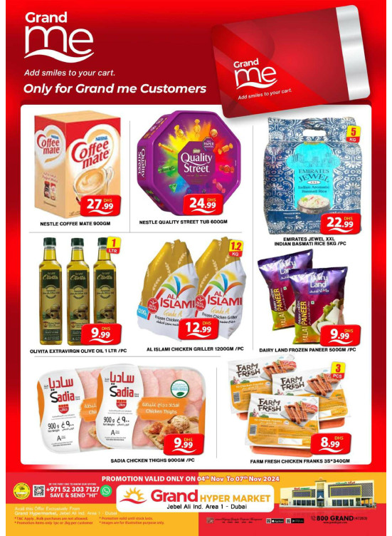 Grand Me Deals - Grand Hypermarket Jebel Ali