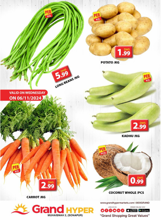 Veggie Wednesday - Grand Hyper Muhaisnah