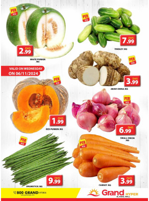 Veggie Wednesday - Grand Hyper Al khail Mall