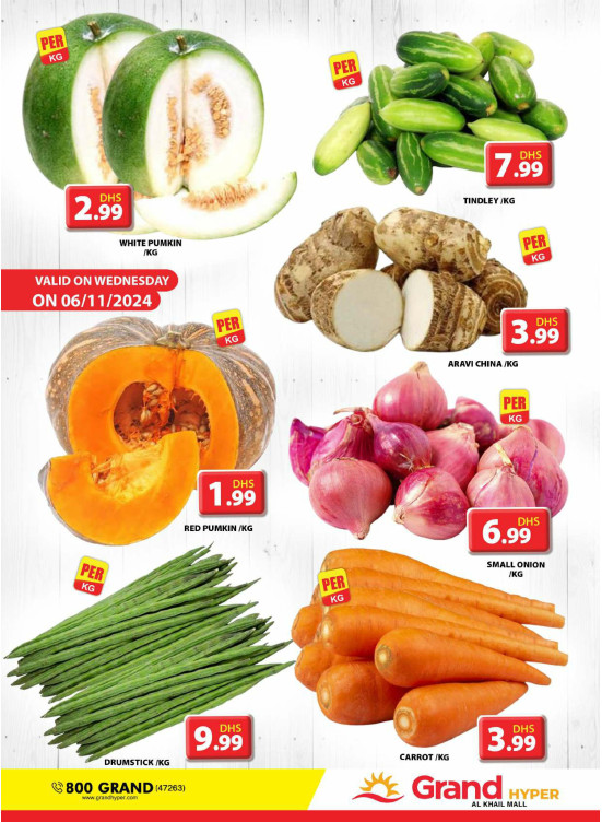 Veggie Wednesday - Grand Hyper Al khail Mall