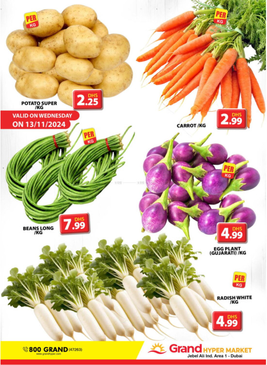 Veggie Wednesday - Grand Hypermarket Jebel Ali
