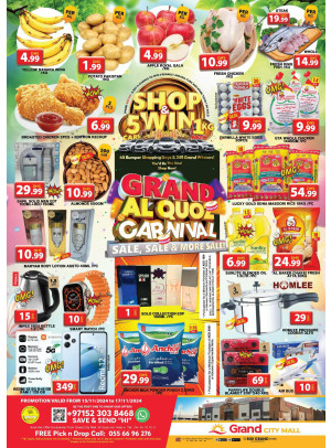 Weekend Deals - Grand City Mall