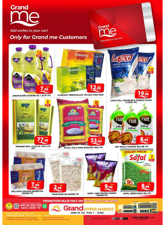 Grand Me Deals - Grand Hypermarket Jebel Ali