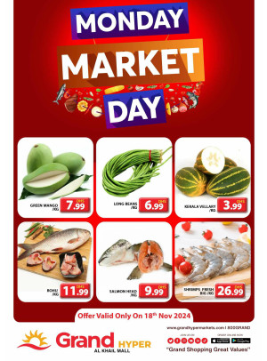 Monday Market Day - Grand Hyper Al Khail Mall