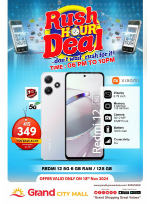 Rush Hour Deal - Grand City Mall