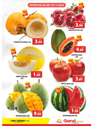 Fruitilicious Tuesday - Grand Hyper Al Khail Mall