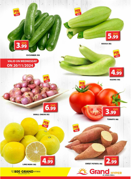 Veggie Wednesday - Grand Hyper Al khail Mall
