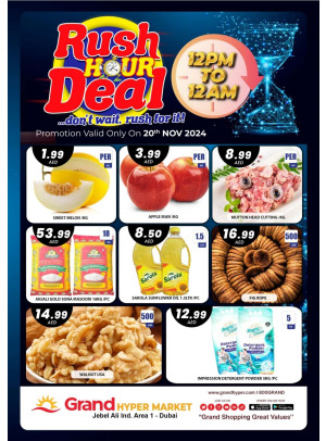 Rush Hour Deal - Grand Hypermarket Jebel Ali