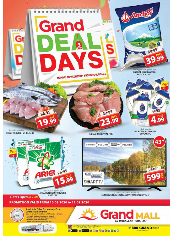 Grand Deal Days - Grand Mall Sharjah