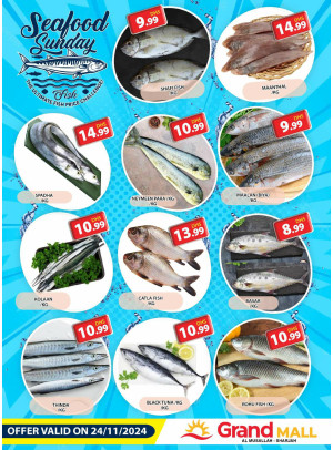 Seafood Sunday - Grand Mall Sharjah