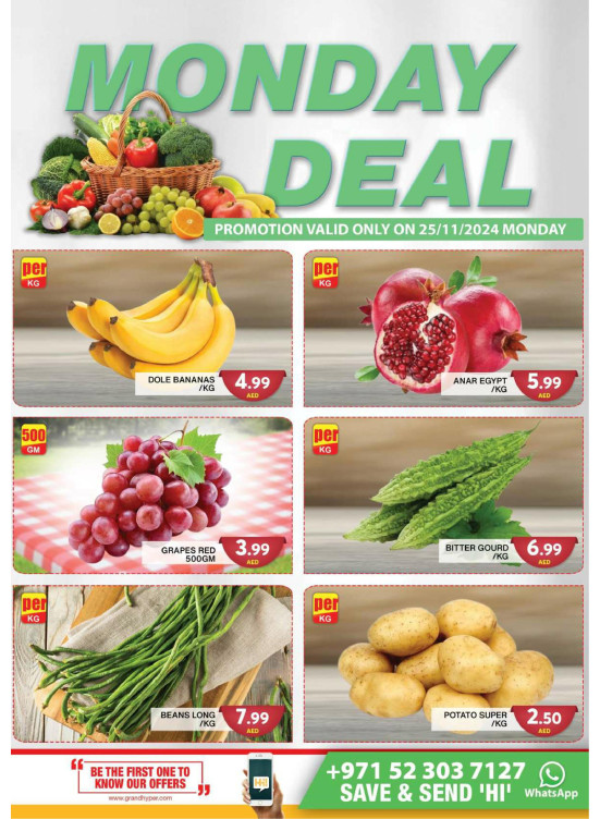 Monday Deal - Grand Hypermarket Jebel Ali