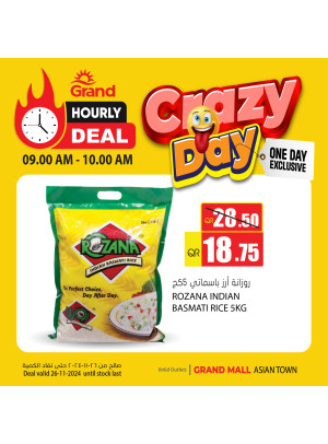 Crazy Day Hourly Deals - Asian Town