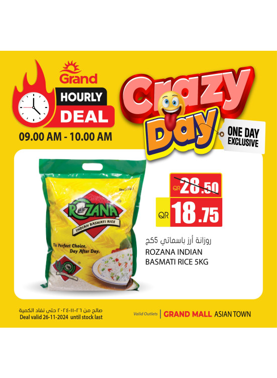 Crazy Day Hourly Deals - Asian Town