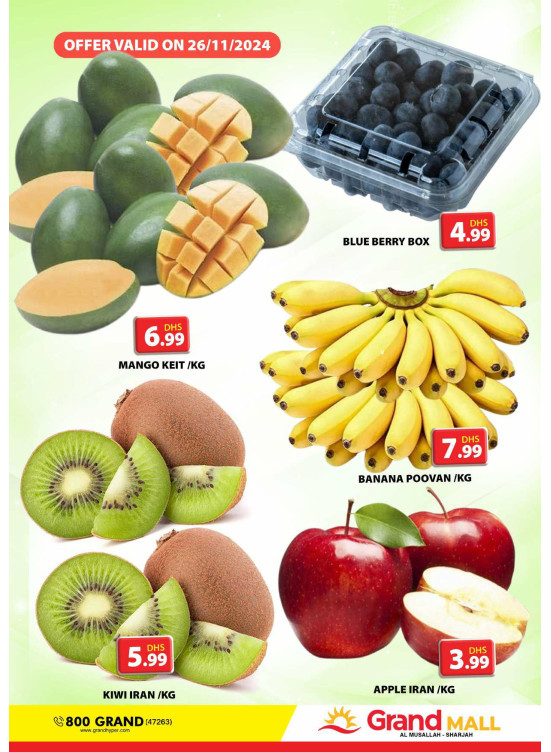 Fruitilicious Tuesday - Grand Mall Sharjah