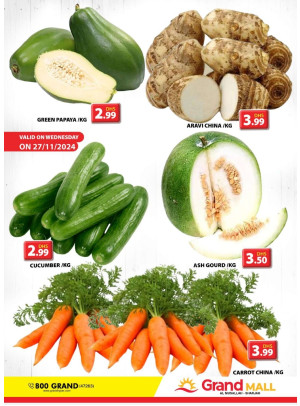 Veggie Wednesday - Grand Mall Sharjah