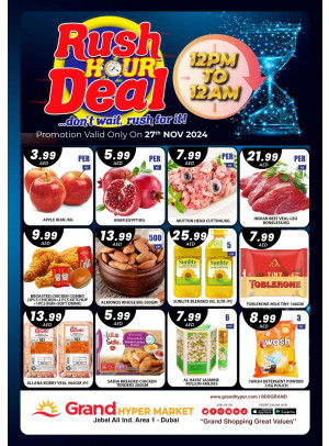 Rush Hour Deal - Grand Hypermarket Jebel Ali