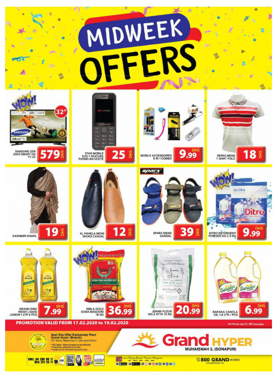 Midweek Offers - Grand Hyper Muhaisnah