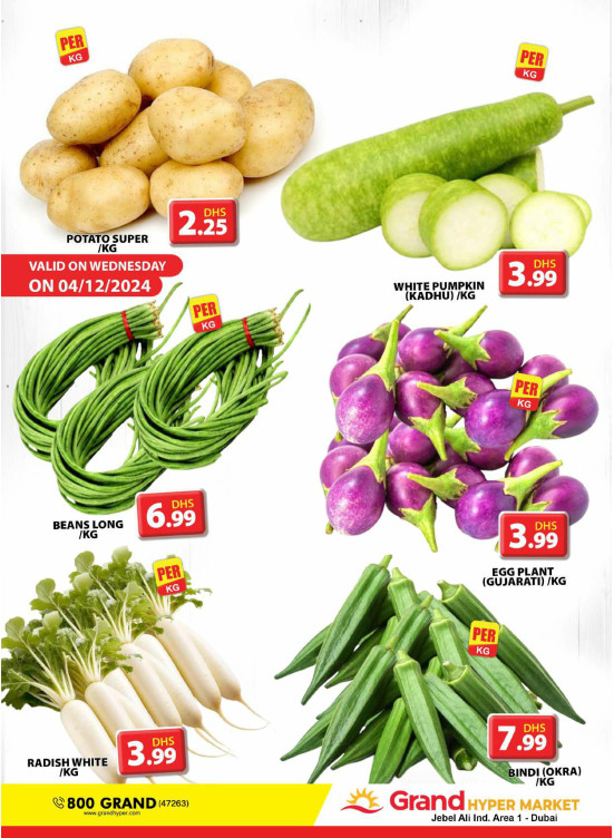 Veggie Wednesday - Grand Hypermarket Jebel Ali