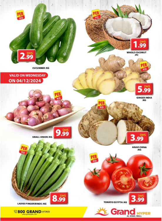 Veggie Wednesday - Grand Hyper Al khail Mall