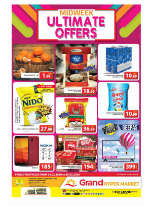 Midweek Ultimate Offers - Grand Hypermarket Jebel Ali