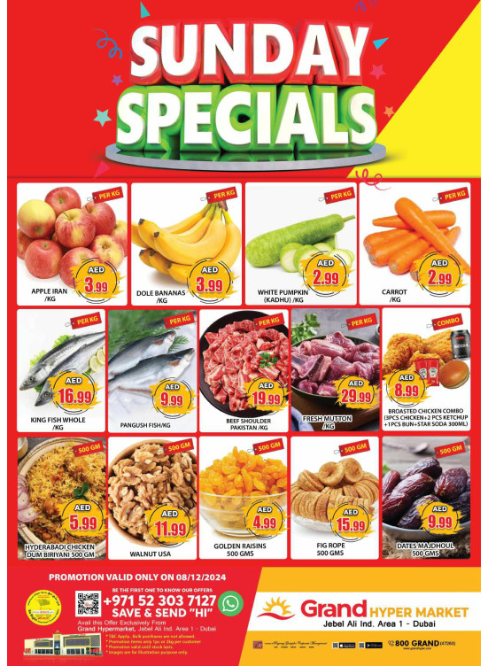 Sunday Specials - Grand Hypermarket Jebel Ali