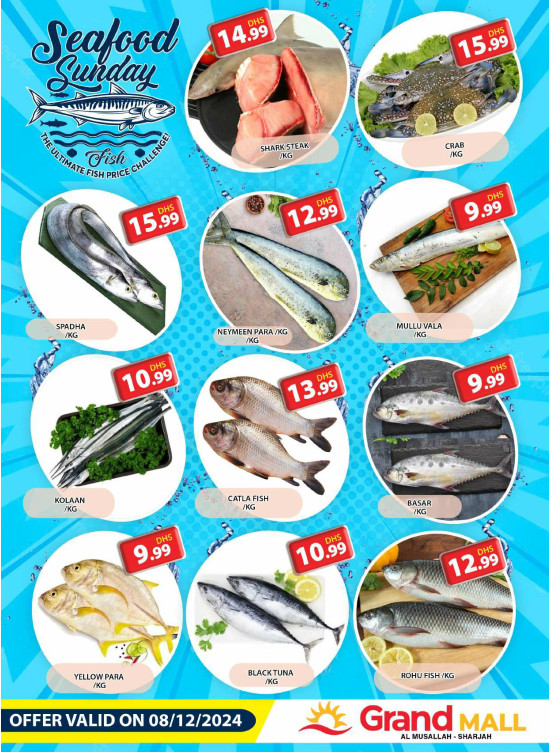 Seafood Sunday - Grand Mall Sharjah
